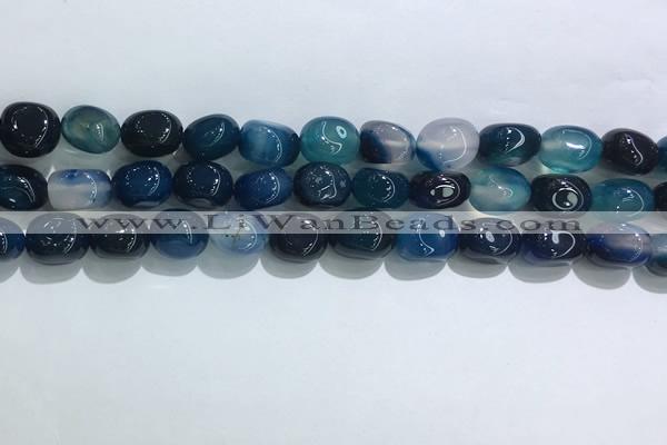 CNG8120 15.5 inches 8*12mm nuggets agate beads wholesale