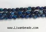 CNG8135 15.5 inches 8*12mm nuggets striped agate beads wholesale