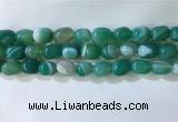 CNG8137 15.5 inches 8*12mm nuggets striped agate beads wholesale