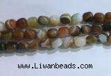 CNG8141 15.5 inches 8*12mm nuggets striped agate beads wholesale