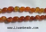 CNG8154 15.5 inches 10*14mm nuggets agate beads wholesale