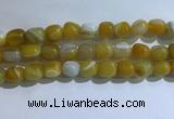 CNG8185 15.5 inches 10*14mm nuggets striped agate beads wholesale