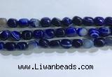 CNG8189 15.5 inches 10*14mm nuggets striped agate beads wholesale