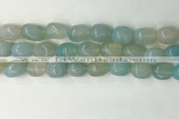 CNG8211 15.5 inches 12*16mm nuggets agate beads wholesale