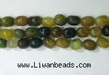 CNG8217 15.5 inches 12*16mm nuggets agate beads wholesale