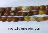 CNG8226 15.5 inches 12*16mm nuggets striped agate beads wholesale