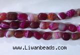 CNG8228 15.5 inches 12*16mm nuggets striped agate beads wholesale