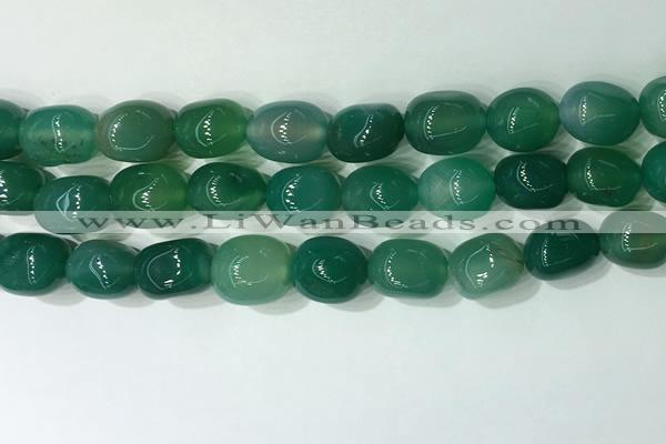 CNG8255 15.5 inches 13*18mm nuggets agate beads wholesale