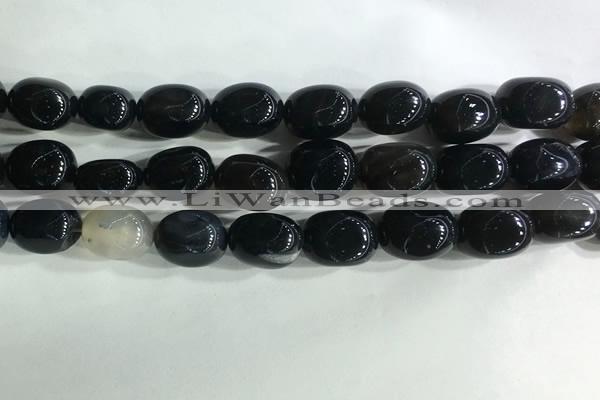 CNG8261 15.5 inches 13*18mm nuggets agate beads wholesale