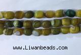 CNG8276 15.5 inches 13*18mm nuggets striped agate beads wholesale