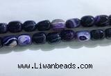 CNG8313 15.5 inches 15*20mm nuggets striped agate beads wholesale