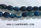 CNG8317 15.5 inches 15*20mm nuggets striped agate beads wholesale