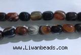 CNG8319 15.5 inches 15*20mm nuggets striped agate beads wholesale