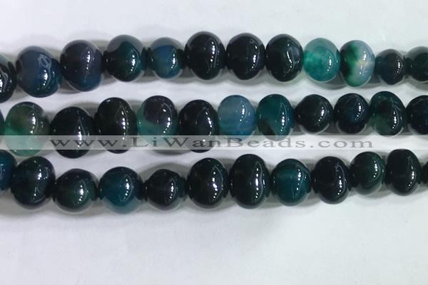 CNG8334 15.5 inches 10*12mm nuggets agate beads wholesale