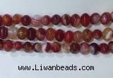 CNG8346 15.5 inches 10*12mm nuggets striped agate beads wholesale