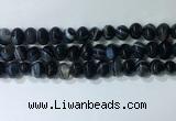 CNG8353 15.5 inches 10*12mm nuggets striped agate beads wholesale