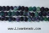 CNG8354 15.5 inches 10*12mm nuggets striped agate beads wholesale