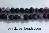 CNG8381 15.5 inches 12*16mm nuggets striped agate beads wholesale