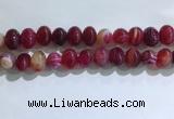 CNG8382 15.5 inches 12*16mm nuggets striped agate beads wholesale