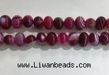 CNG8383 15.5 inches 12*16mm nuggets striped agate beads wholesale