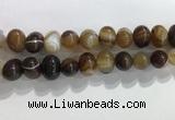 CNG8388 15.5 inches 12*16mm nuggets striped agate beads wholesale