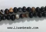 CNG8389 15.5 inches 12*16mm nuggets striped agate beads wholesale