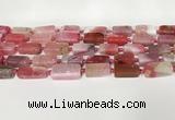 CNG8395 15.5 inches 8*18mm - 10*25mm freeform agate beads