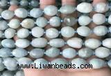 CNG8510 15.5 inches 10*12mm - 11*15mm faceted nuggets aquamarine beads