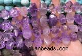 CNG8592 12*16mm - 13*18mm faceted nuggets ametrine beads