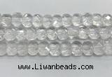 CNG8610 10*13mm - 12*16mm faceted freeform white crystal beads