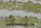 CNG864 15.5 inches 5*10mm – 10*17mm faceted nuggets lemon quartz beads