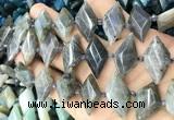 CNG8646 13*20mm - 15*25mm faceted freeform labradorite beads