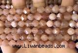 CNG8753 15.5 inches 8mm faceted nuggets moonstone beads wholesale