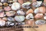 CNG8785 15 inches 15*22mm - 22*30mm nuggets pink botswana agate beads