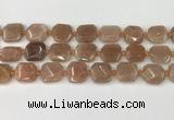 CNG8812 15.5 inches 16mm - 20mm faceted freeform moonstone beads