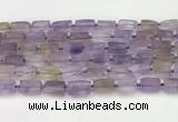 CNG8847 15.5 inches 8*12mm - 10*16mm nuggets matte ametrine beads