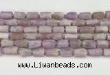 CNG8858 15.5 inches 8*12mm - 10*16mm nuggets matte kunzite beads