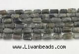 CNG8862 15.5 inches 8*12mm - 10*16mm nuggets matte labradorite beads