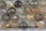 CNG9103 15 inches 4mm faceted nuggets sunstone beads