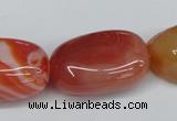 CNG92 15.5 inches 12*16mm - 20*30mm nuggets agate gemstone beads