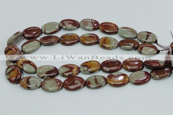 CNJ07 15.5 inches 18*25mm oval natural noreena jasper beads