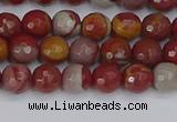 CNJ309 15.5 inches 6mm faceted round noreena jasper beads