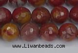 CNJ311 15.5 inches 10mm faceted round noreena jasper beads