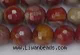 CNJ312 15.5 inches 12mm faceted round noreena jasper beads