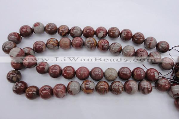 CNJ57 15.5 inches 16mm round noreena jasper beads wholesale