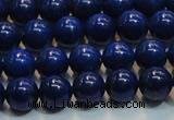 CNL1054 15.5 inches 7.5mm - 8mm round A+ grade natural lapis lazuli beads