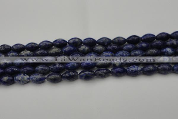 CNL1102 15.5 inches 8*12mm rice lapis lazuli gemstone beads