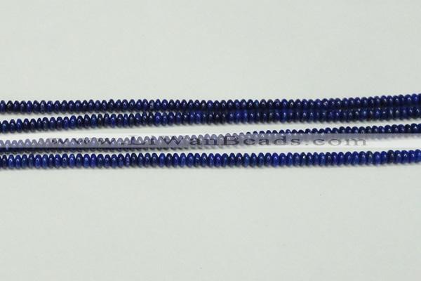 CNL1260 15.5 inches 2*5mm rondelle natural lapis lazuli beads