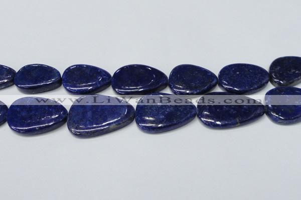 CNL1300 15.5 inches 25*35mm - 35*45mm freeform natural lapis lazuli beads