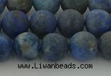 CNL1653 15.5 inches 10mm round matte lapis lazuli beads wholesale